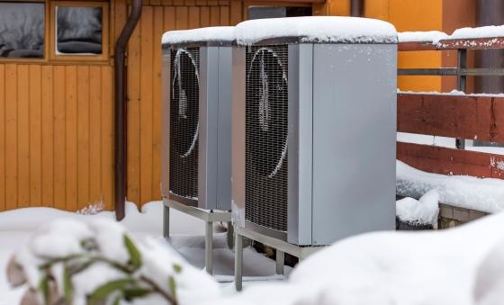 heat pumps in winter